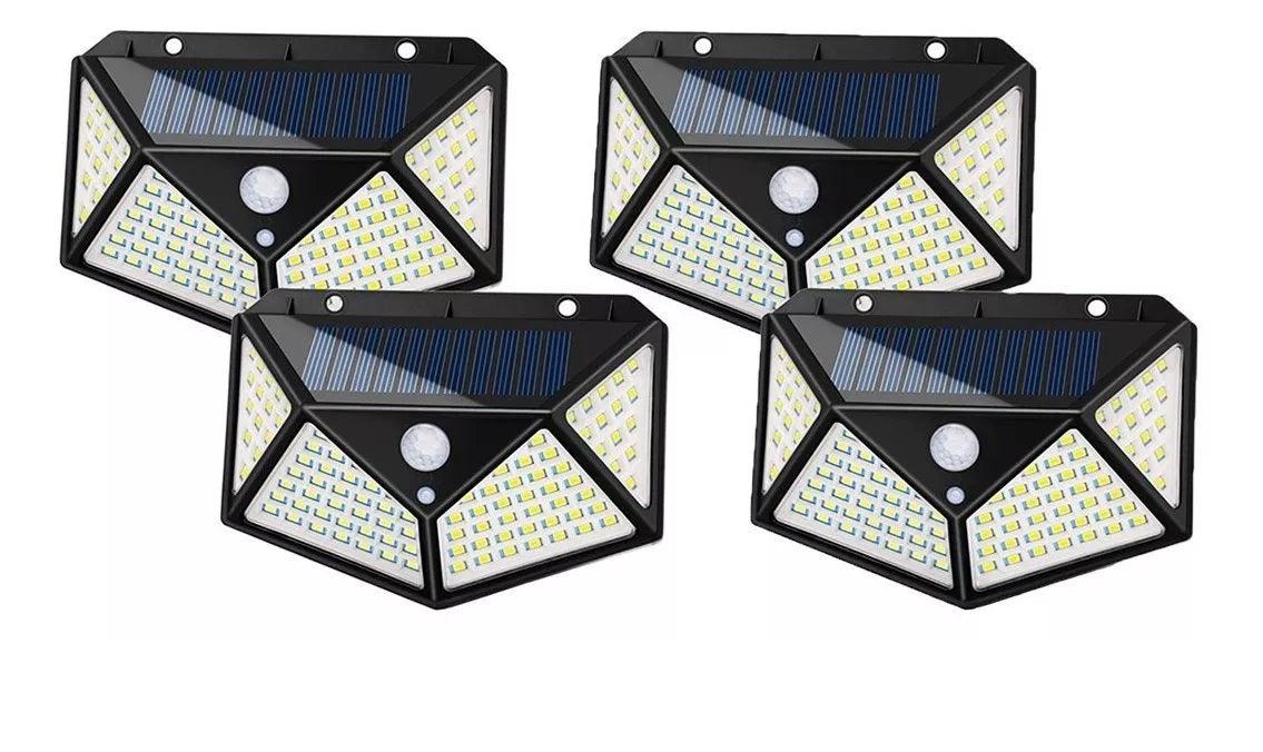 LÁMPARA DE PANELES SOLARES EXTERIORES X4 - ILUMINA TU ESPACIO DE MANERA SOSTENIBLE